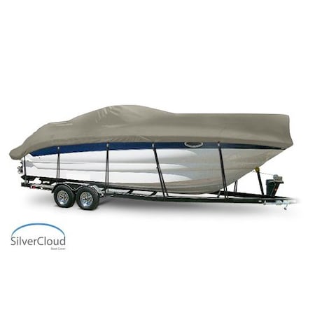 Eevelle Boat Cover CABIN CRUISER Inboard Fits 23ft 6in L up to 102in W Khaki SCHPCBN23102-KHA